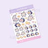 mage of Bumblebutt and Marshie celestial planner stickers (MS 008) on a white background. 3