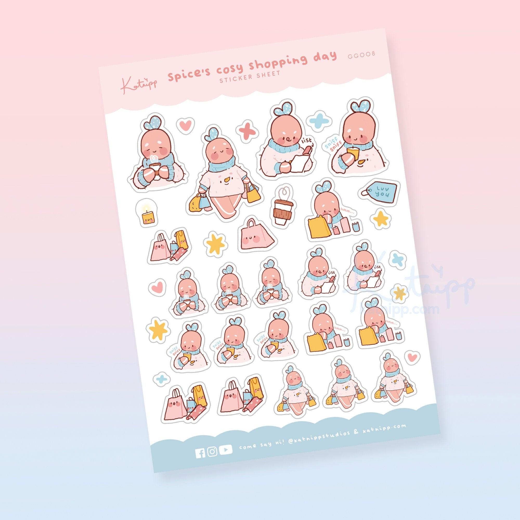 Spice Shopping Day Planner Stickers - GG008 - Katnipp Studios