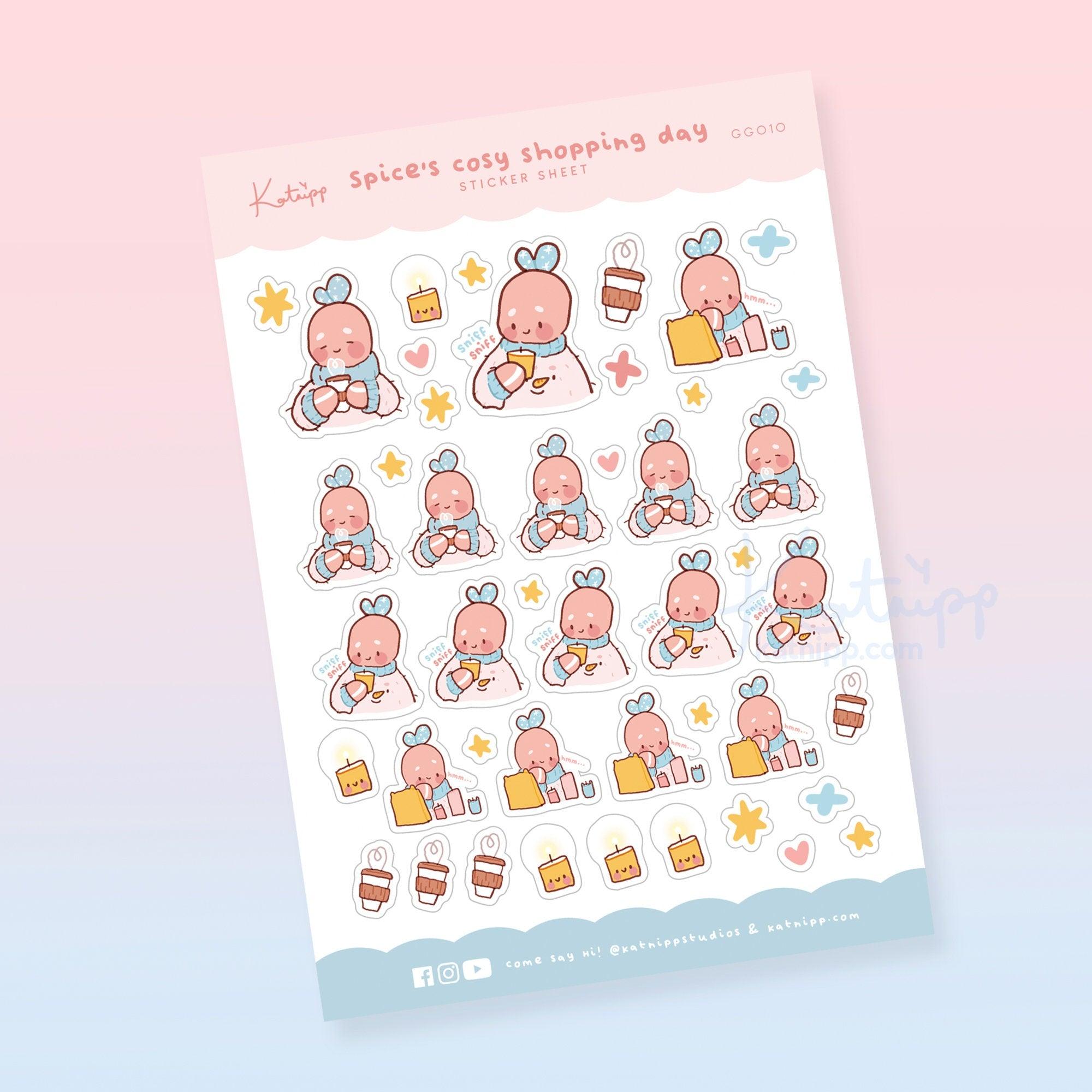 Spice Shopping Day Planner Stickers - GG010 - Katnipp Studios