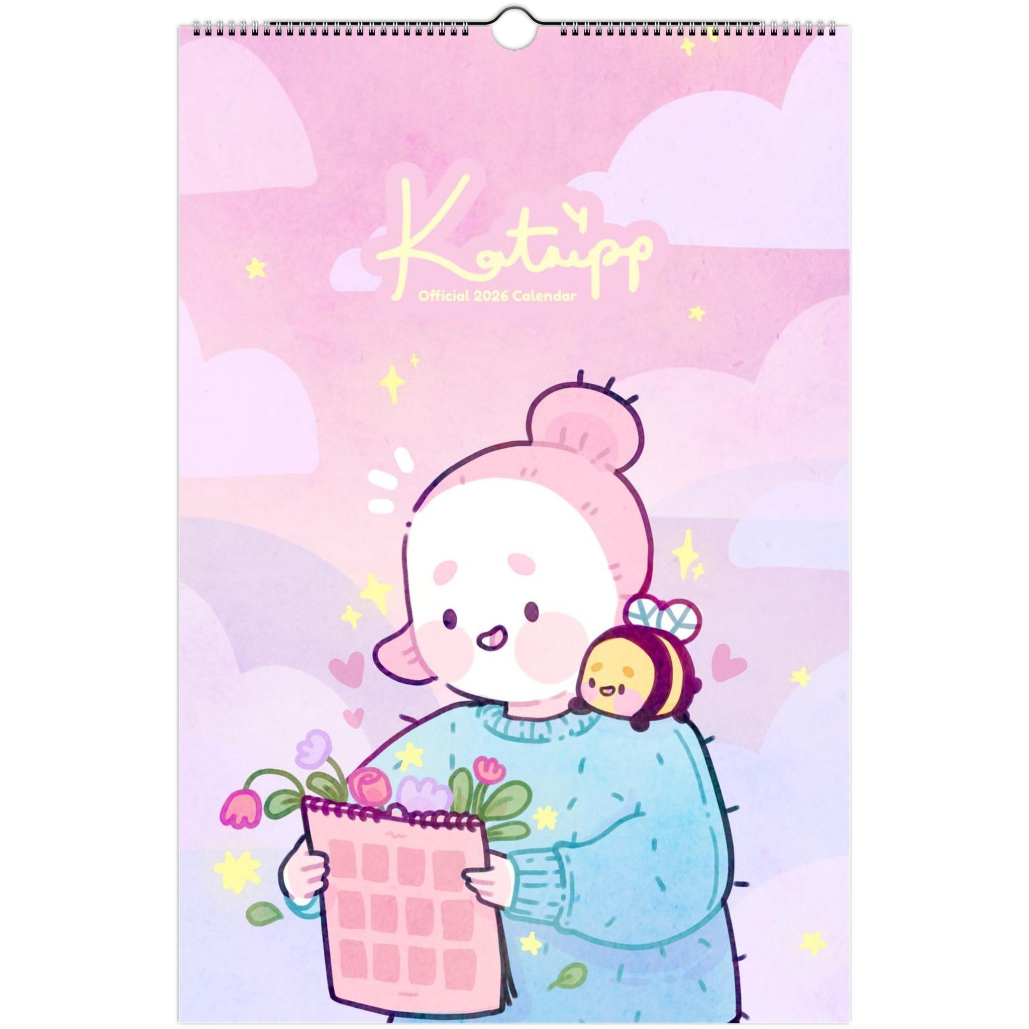 Katnipp 2026 Calendar | Pastel Kawaii Celestial Characters