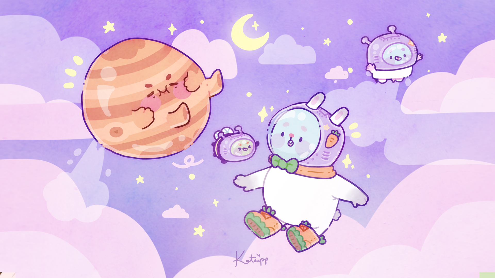 Pocket Planets | Celestial Kawaii Collection by Katnipp