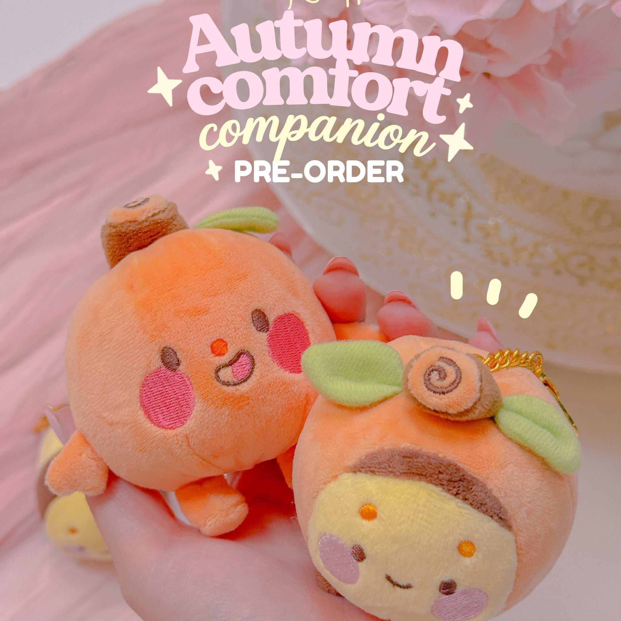 Autumn Comfort Companions | Kawaii Plush Keychains - Katnipp Studios