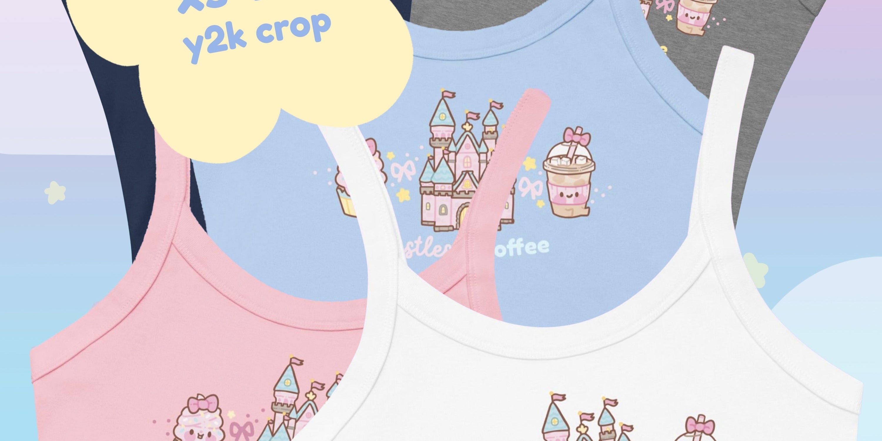 Kawaii Y2K Crop Tops | Katnipp Character Apparel Collection - Katnipp Studios