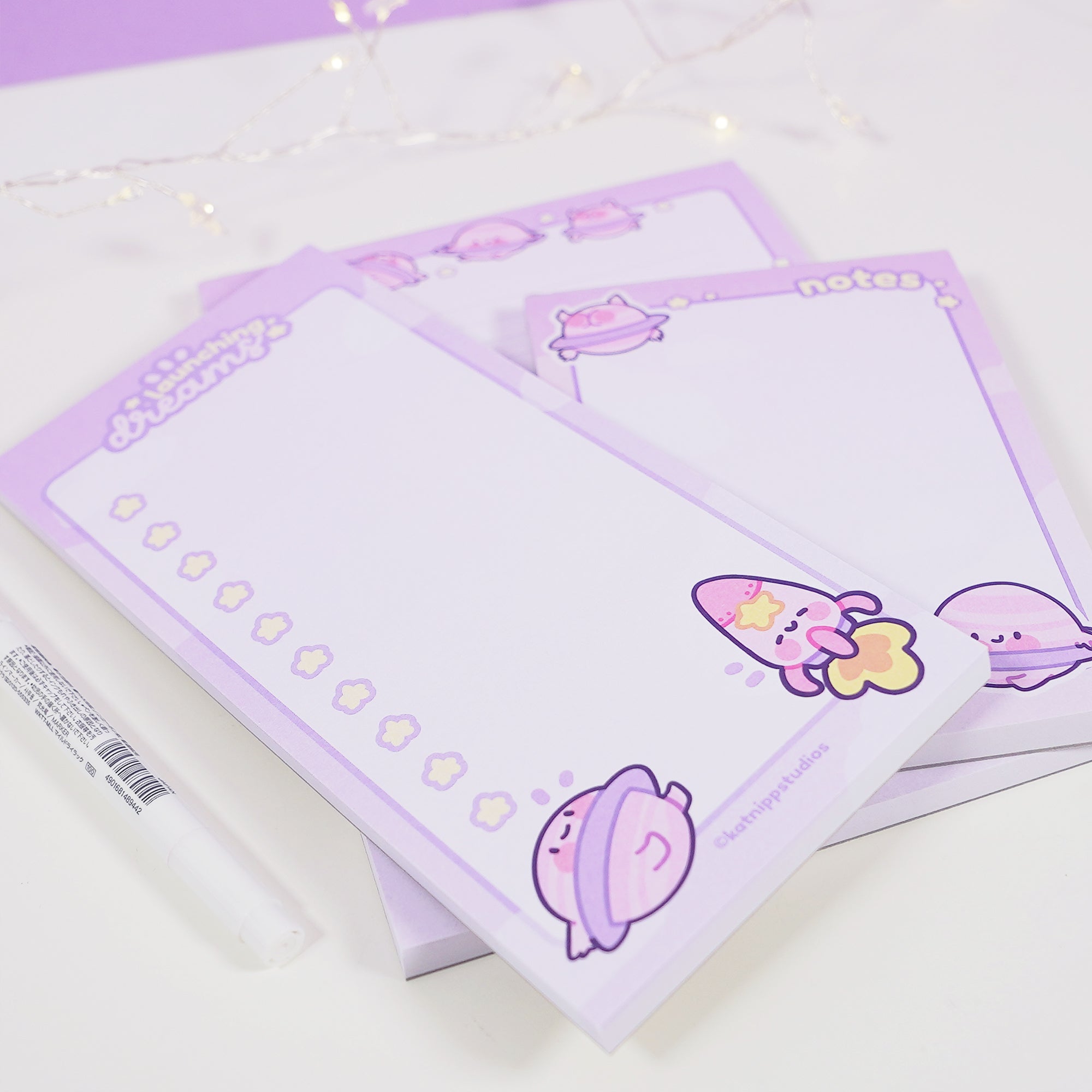 Kawaii Notepads & Desk Planners | Cute Pastel Stationery for Planning & Organisation