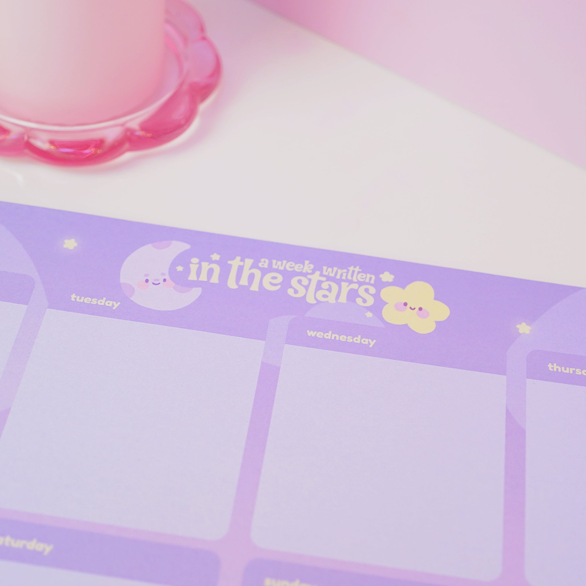 Pocket Planets A4 Celestial Weekly Planner Pad