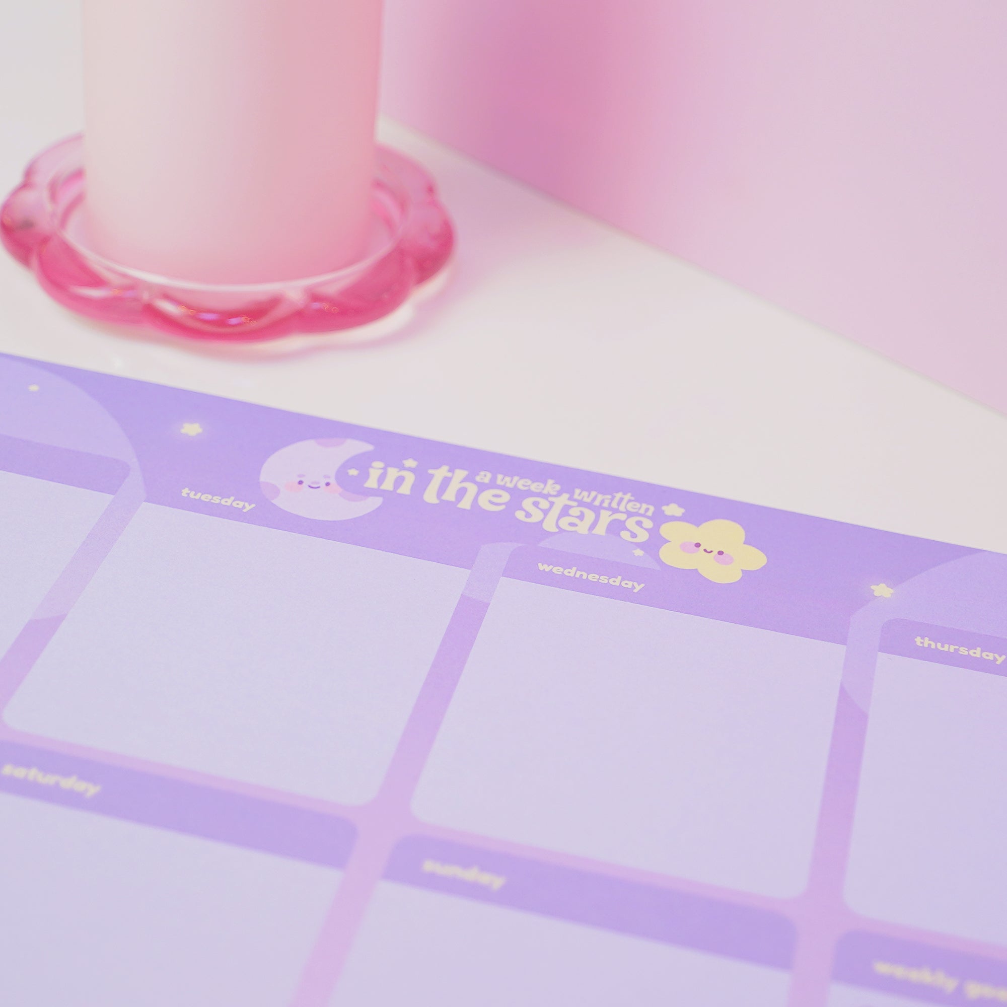 Pocket Planets A4 Celestial Weekly Planner Pad