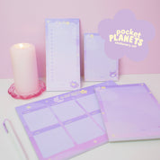 Pocket Planets Celestial Stationery Bundle | A4 Weekly Planner, A5 Lined, A6 Blank & DL To Do Pad