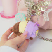 Bumblebutt & Marshie Space Plush Keychain Bundle | Kawaii Bee & Astronaut Bag Charm Set