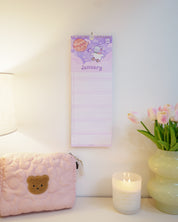 Katnipp 2026 Slim Wall Calendar | Pastel Kawaii Celestial Edition