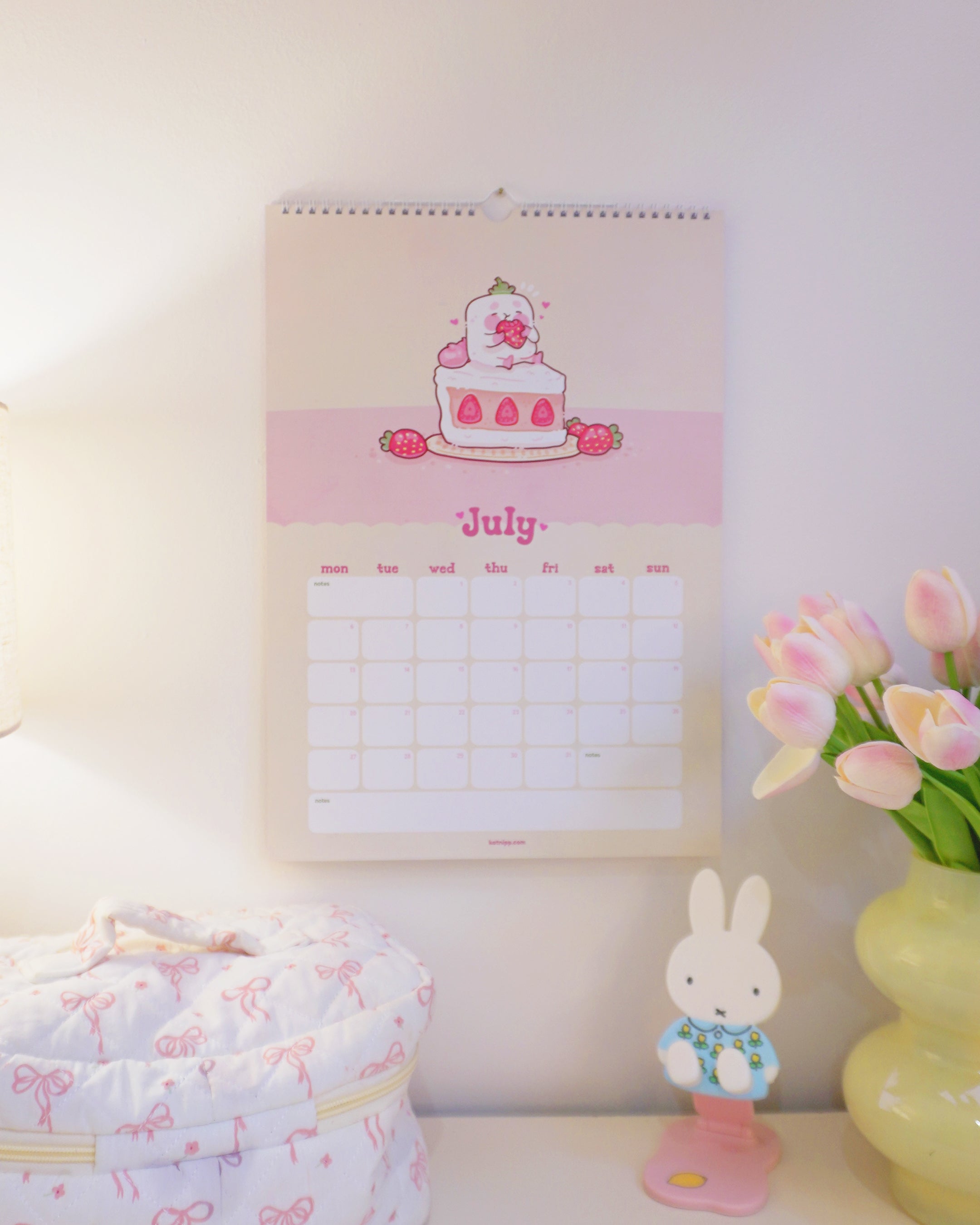 Katnipp Official 2026 Calendar | Whimsical Kawaii Wall Planner