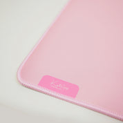 Coquette Pink Bow Desk Mat | Kawaii Gaming Mouse Pad | Cute Pastel Aesthetic Desk Decor | Katnipp Studios