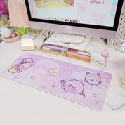Pocket Planets Space Desk Mat | Katnipp Cosmic Mouse Pad | Kawaii Gaming Desk Decor | Katnipp Studios Desk Mat