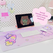 Pocket Planets Space Desk Mat | Katnipp Cosmic Mouse Pad | Kawaii Gaming Desk Decor | Katnipp Studios Desk Mat