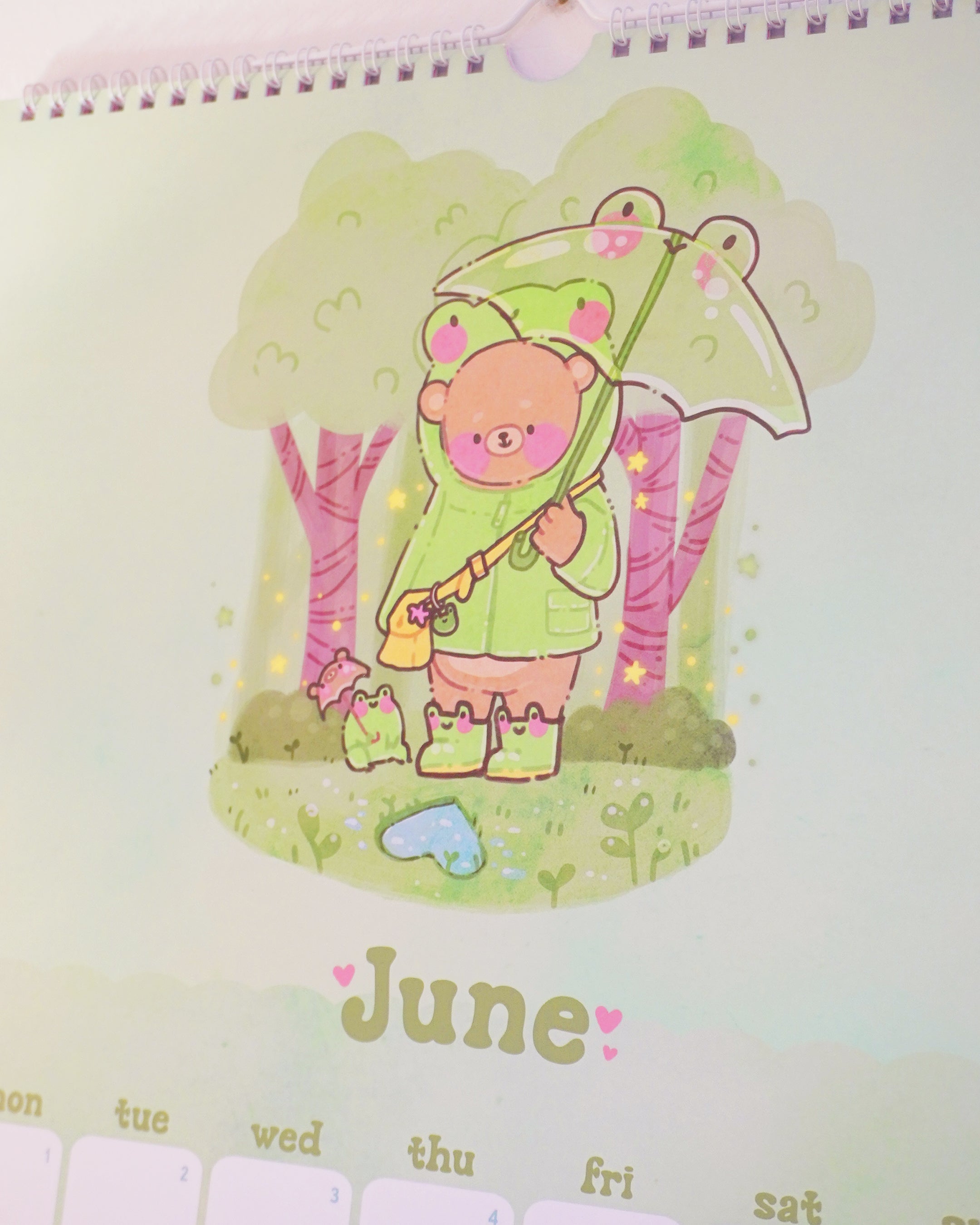 Katnipp Official 2026 Calendar | Whimsical Kawaii Wall Planner