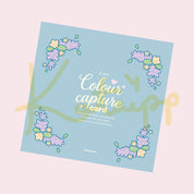 Katnipp Sunnie's Summer Colour Capture Card | Adult Colouring Book Bleed Protection Card | Marker Protection Sheet