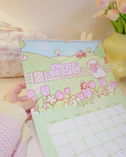 Katnipp Official 2026 Calendar | Whimsical Kawaii Wall Planner