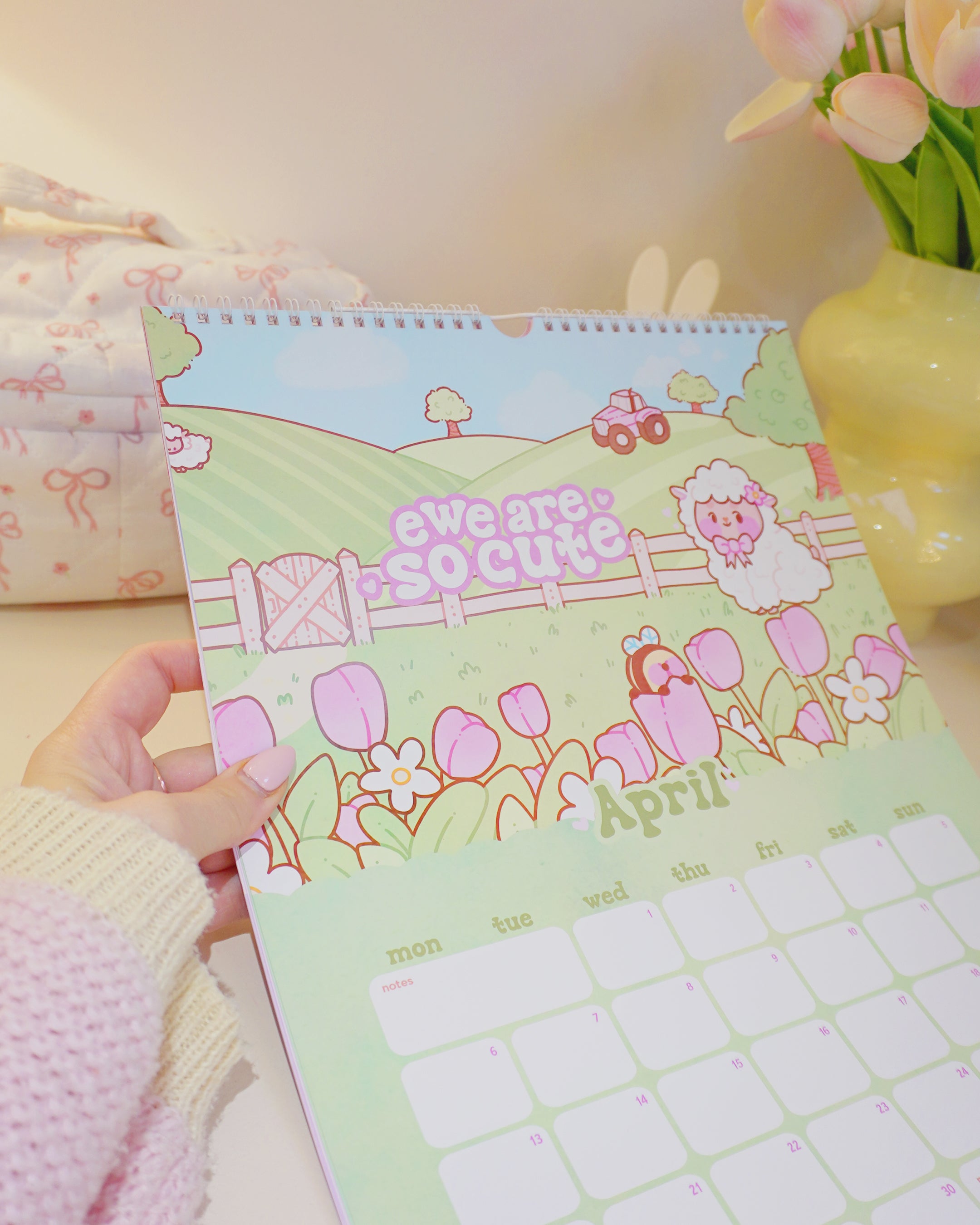 Katnipp Official 2026 Calendar | Whimsical Kawaii Wall Planner