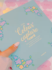 Katnipp Sunnie's Summer Colour Capture Card | Adult Colouring Book Bleed Protection Card | Marker Protection Sheet