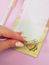 DL-sized notepad featuring beautiful design on each page, 50 pages per pad, perfect for organisation and note-taking. 3