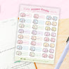 Answer Emails Sticker Sheet – Kawaii Planner Stickers | Organise Your Inbox | MISC 003 - Katnipp Studios