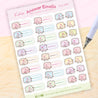 Answer Emails Sticker Sheet – Kawaii Planner Stickers | Organise Your Inbox | MISC 003 - Katnipp Studios