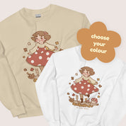 Autumn is the Best Kawaii Sweatshirt | Cozy Fall Jumper | Cottagecore Aesthetic Sweater Katnipp character product