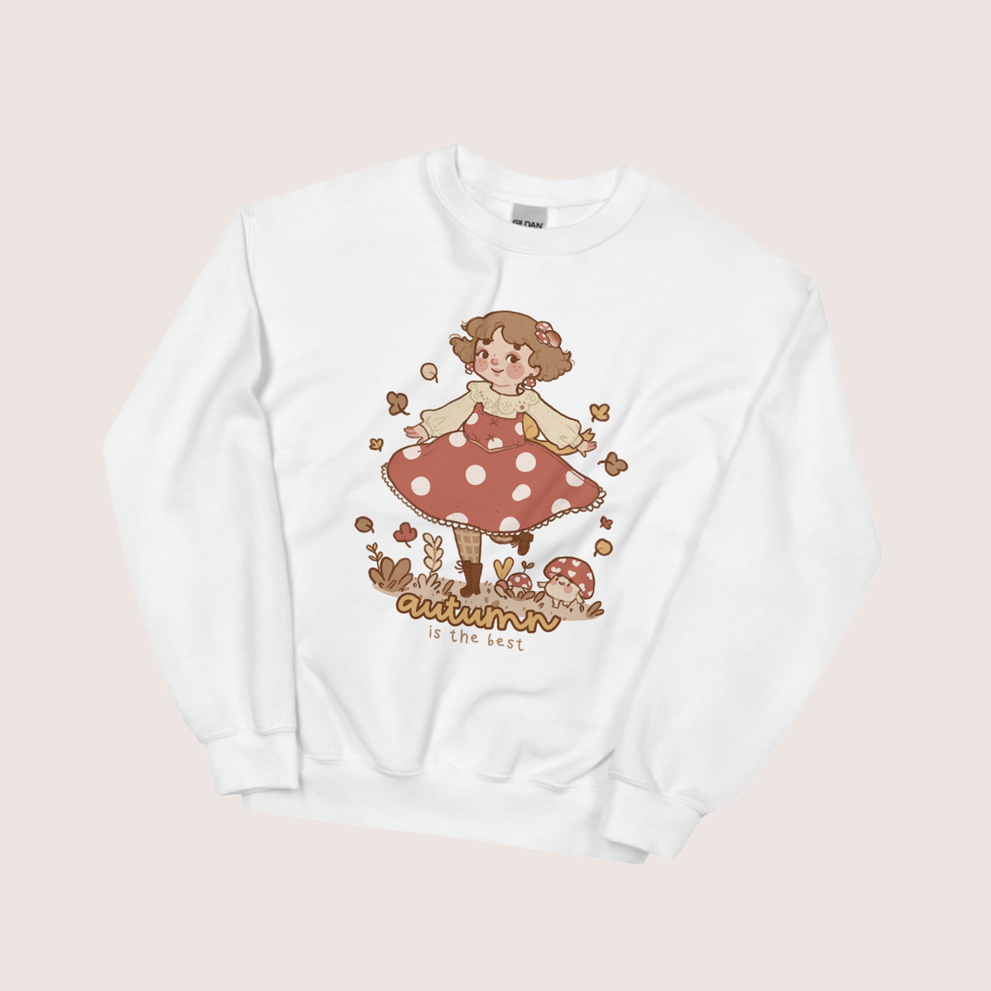 Autumn is the Best Kawaii Sweatshirt | Cozy Fall Jumper | Cottagecore Aesthetic Sweater Katnipp character product