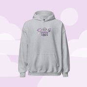 Bartholomew & Fluffy Gothic Halloween Hoodie | Spooky Kawaii Apparel Katnipp character product