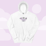 Bartholomew & Fluffy Gothic Halloween Hoodie | Spooky Kawaii Apparel Katnipp character product