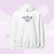 Bartholomew & Fluffy Gothic Halloween Hoodie | Spooky Kawaii Apparel Katnipp character product