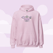 Bartholomew & Fluffy Gothic Halloween Hoodie | Spooky Kawaii Apparel Katnipp character product