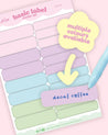 Charming Organisation Label Stickers with vibrant designs, ideal for decluttering and categorising your space. 2