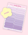 Charming Organisation Label Stickers with vibrant designs, ideal for decluttering and categorising your space. 8