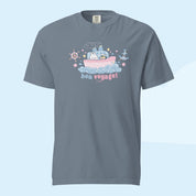 Bon Voyage | Kawaii Bumblebutt & Bonbun T-Shirt | Comfort Colours Heavyweight Tee | Y2K Pastel Cruise Aesthetic 🌸✨ Katnipp character product