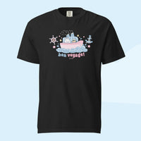 Bon Voyage | Kawaii Bumblebutt &amp; Bonbun T-Shirt | Comfort Colours Heavyweight Tee | Y2K Pastel Cruise Aesthetic 🌸✨ - Black / S