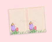 Bumble Bee Digital Letter Set | Cute Printable Stationery Paper | Kawaii Letter Writing Paper Katnipp character product