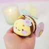 Bumblebutt & Sakura Flower Keychain Plushie Bundle | Kawaii Bee & Floral Charm Accessories - Katnipp Studios