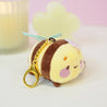 Bumblebutt & Sakura Flower Keychain Plushie Bundle | Kawaii Bee & Floral Charm Accessories - Katnipp Studios