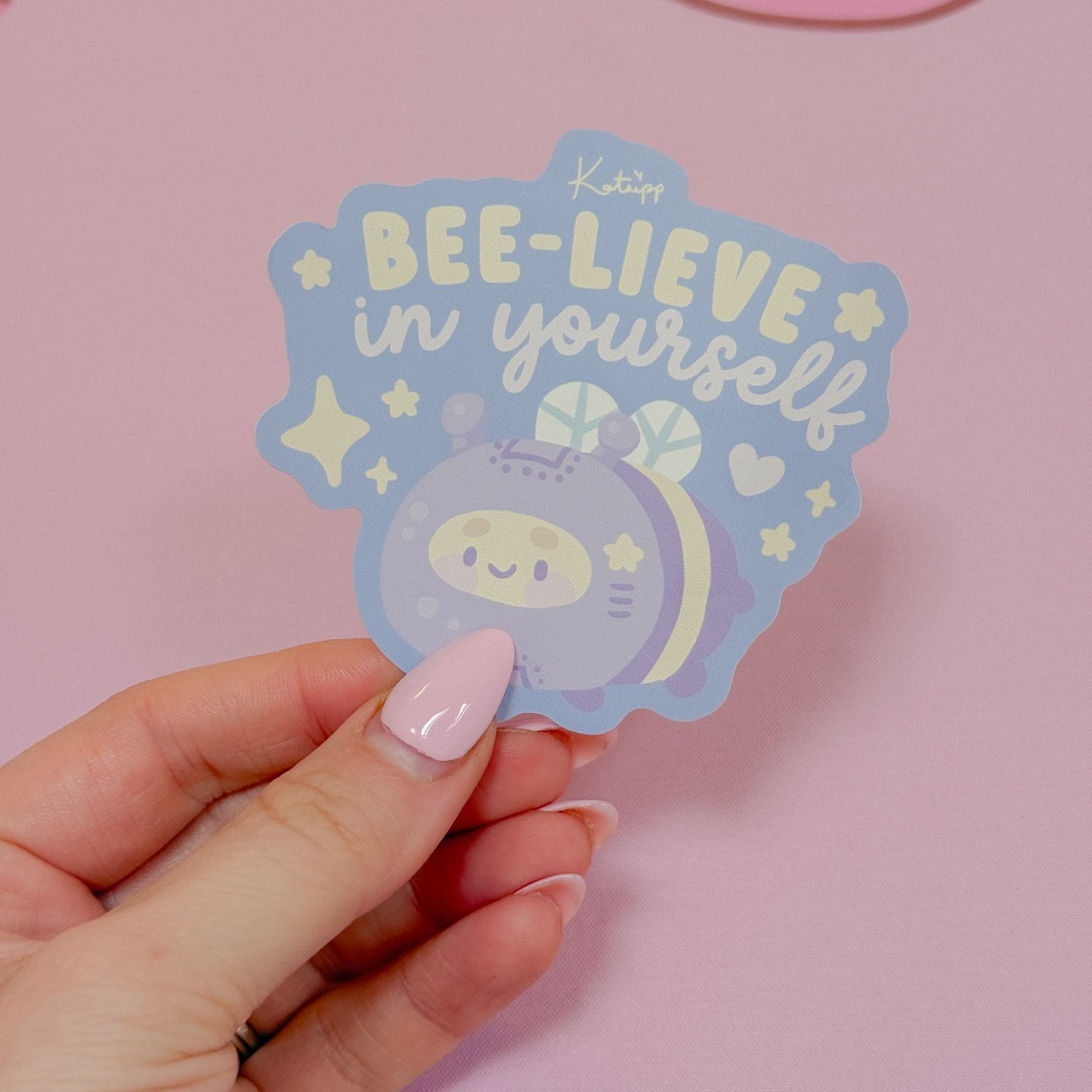Bumblebutt Bee - Lieve Sticker | Pocket Planets Kawaii Space Vinyl Katnipp character product