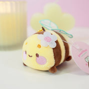 Bumblebutt Bee Plush Keychain | Kawaii Bee Bag Charm with Sakura Flower Katnipp character product