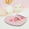 Bumblebutt Candy Cane Academy Mouse Pad | Kawaii Christmas Desk Decor | Festive Pastel Pink Workspace Accessory - Katnipp Studios