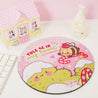 Image of Bumblebutt Candy Cane Kawaii Mouse Pad with festive design.