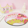 Image of Bumblebutt Candy Cane Kawaii Mouse Pad with festive design. 7