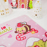 Image of Bumblebutt Candy Cane Kawaii Mouse Pad with festive design. 9