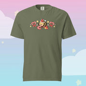 Bumblebutt Christmas Candy Cane T-Shirt | Kawaii Festive Character Tee Katnipp character product