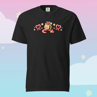 Bumblebutt Christmas Candy Cane T-Shirt | Kawaii Festive Character Tee - Black / S
