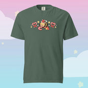 Bumblebutt Christmas Candy Cane T-Shirt | Kawaii Festive Character Tee Katnipp character product