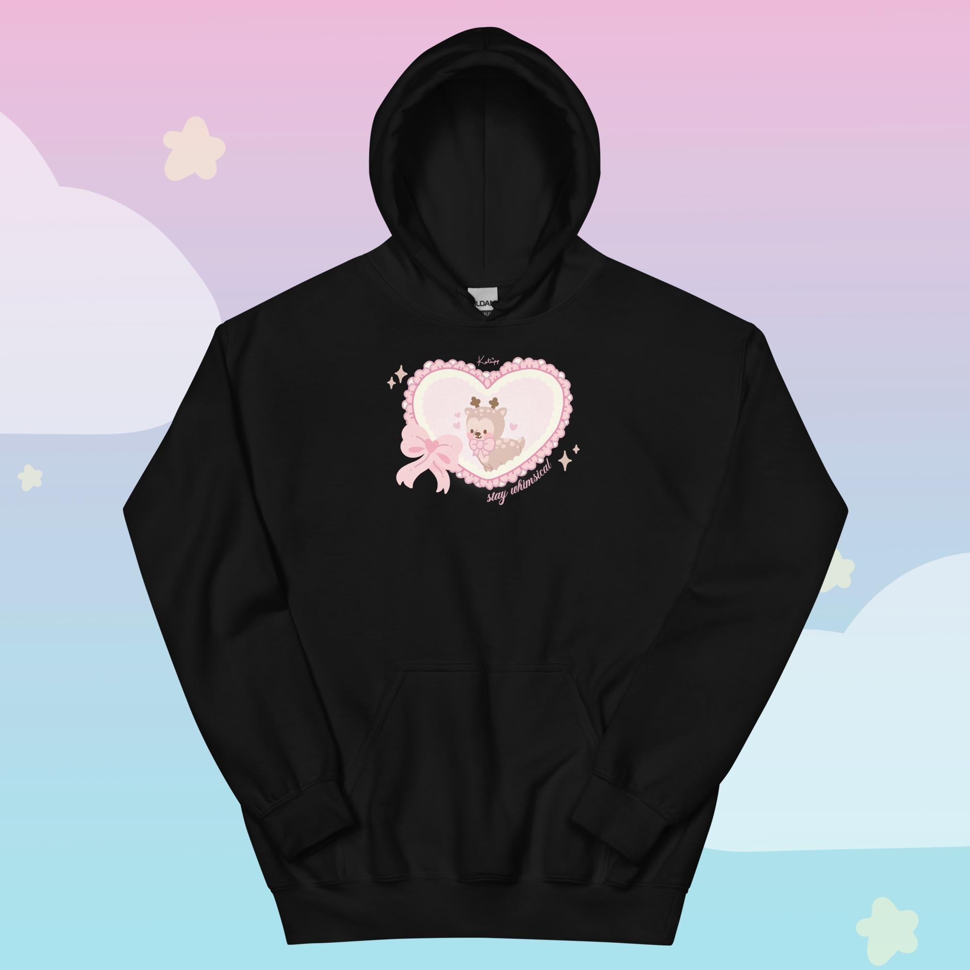 Bumblebutt & Cinnamon Hoodie | Wonderfully Whimsical Kawaii Coquette Hoodie Katnipp character product