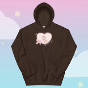 Bumblebutt & Cinnamon Hoodie | Wonderfully Whimsical Kawaii Coquette Hoodie Katnipp character product