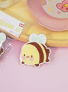 Bumblebutt Glittery Kawaii Fridge Magnet | Cute Bumble Bee Kitchen Decor - Katnipp Studios